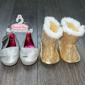 NWT Rising star infinite glitter shoes and boots